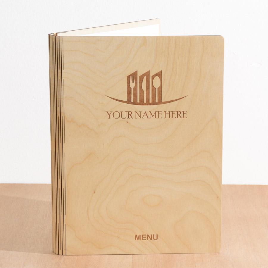Wooden Menoo (A4-Letter Size) 210x300 mm (8.30″ x 11.70″)