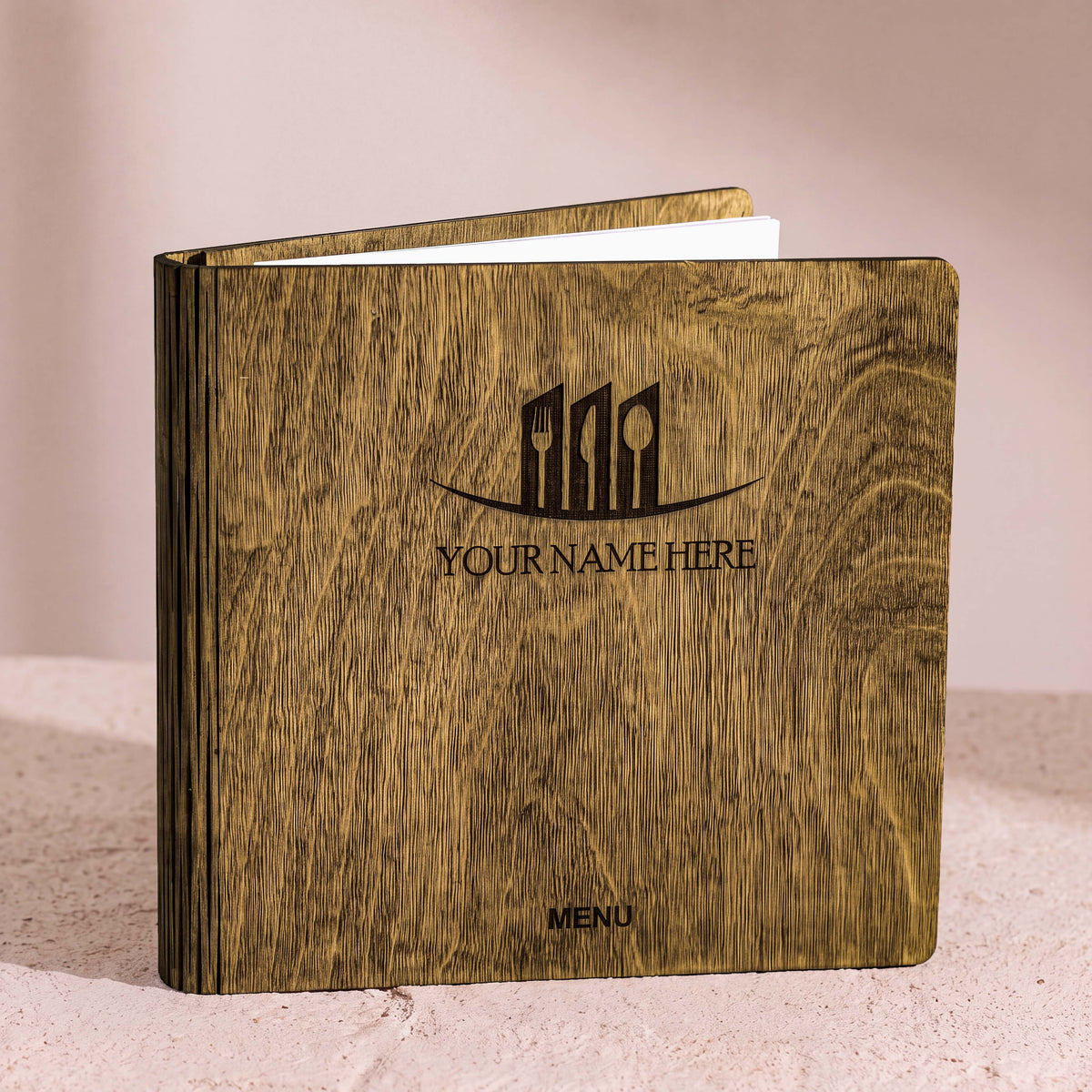 Menoo ONE Sample - Wooden Menu