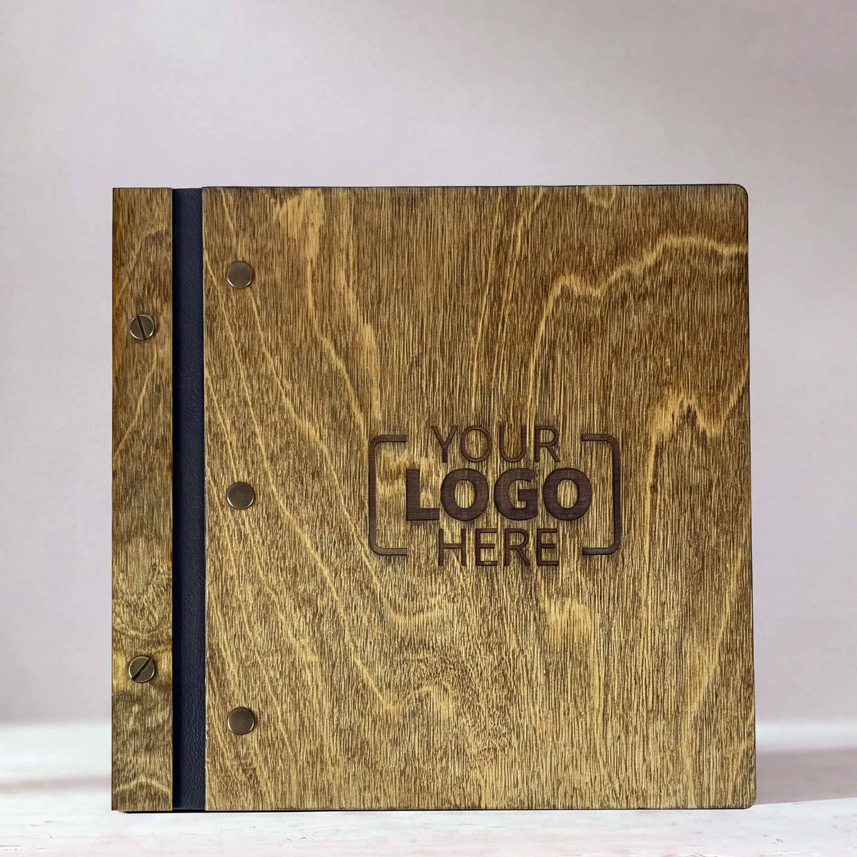 M-BOOK | 200X200MM | 8" X 8" | WOODEN MENU