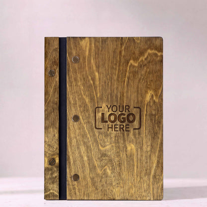 M-BOOK (A5) | 150X210MM | 5.50" X 8.50" | WOODEN MENU