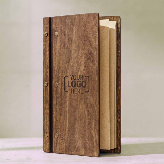M-BOOK | 150X300MM | 6" X 12" | WOODEN MENU