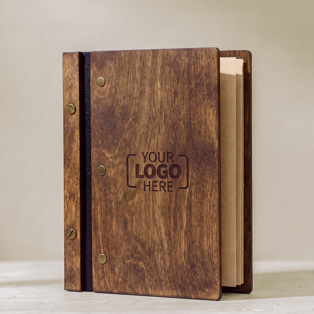 M-BOOK (A5) | 150X210MM | 5.50" X 8.50" | WOODEN MENU