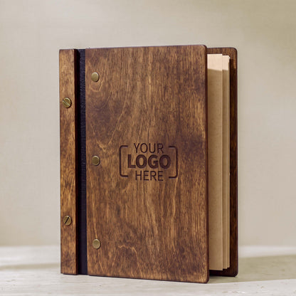 M-BOOK (A5) | 150X210MM | 5.50" X 8.50" | WOODEN MENU