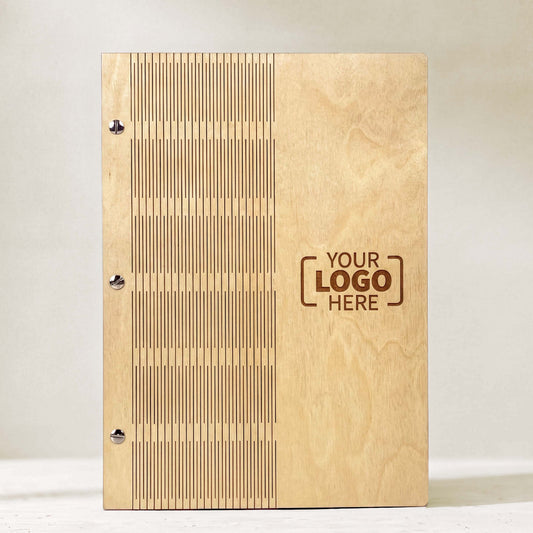 M-FLIP (A4 LETTER SIZE) | 210X300MM | 8.5" X 11" | WOODEN MENU