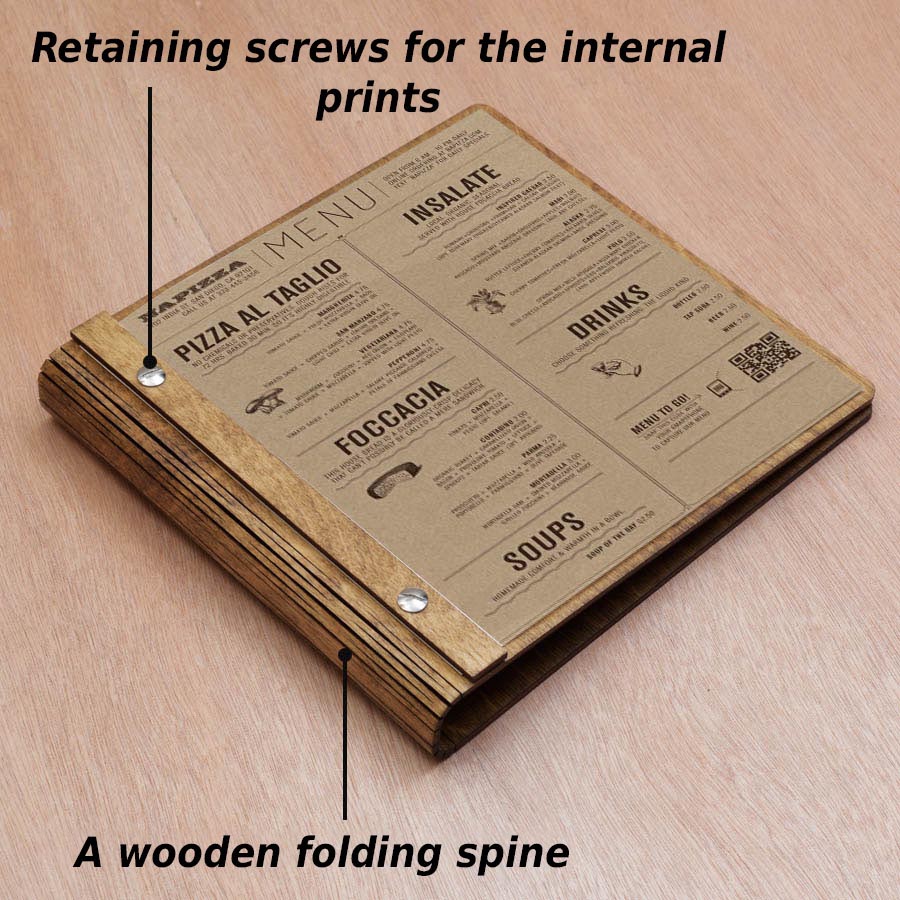 Wooden Menoo Sample 200x200mm (7.90″ x 7.90″)