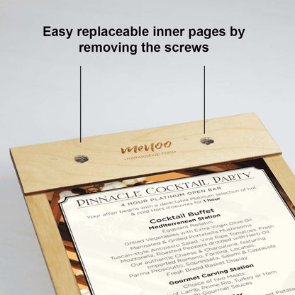 Clipboard Menu Holder 150x300mm / 5.80x11.70''